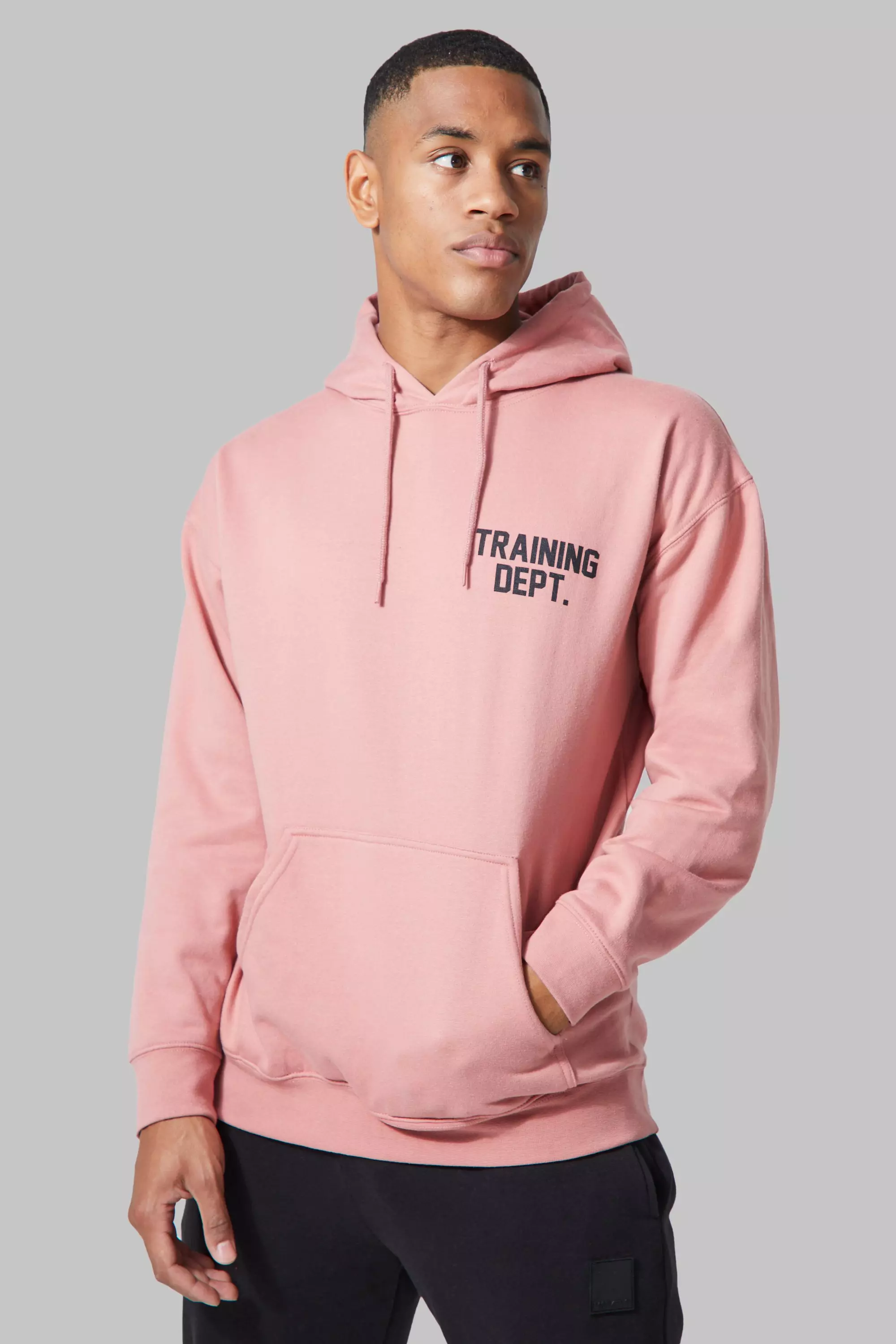 Man Active Oversized Training Dept Hoodie boohooMAN USA